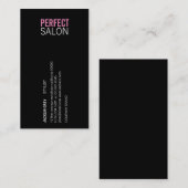 Gecentreerd type visitekaartje (Voorkant / Achterkant)