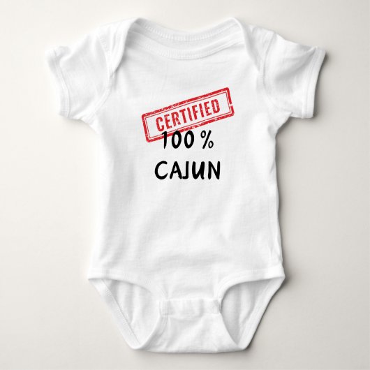 Gecertificeerd 100% Cajun Romper (Voorkant)