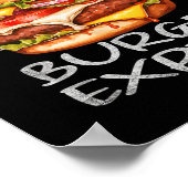 Gecertificeerd 2025 Expert Funny Foodie Girl Gezeg Poster (Hoek)