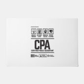 gecertificeerd accountant-CPA Deurmat (Voorkant)