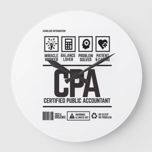 gecertificeerd accountant-CPA Grote Klok (Voorkant)