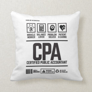 gecertificeerd accountant-CPA Kussen