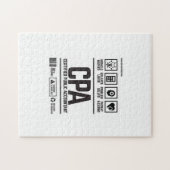 gecertificeerd accountant-CPA Legpuzzel (Horizontaal)