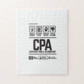 gecertificeerd accountant-CPA Legpuzzel (Verticaal)