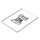 gecertificeerd accountant-CPA Notitieboek (Linkerzijde)