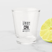 gecertificeerd accountant-CPA Shot Glas (Voorkant)