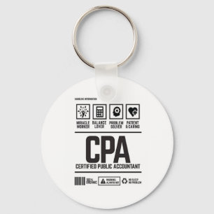 gecertificeerd accountant-CPA Sleutelhanger