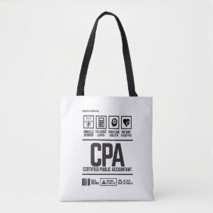 gecertificeerd accountant-CPA Tote Bag