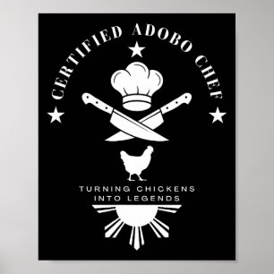 Gecertificeerd Adobo Chef Nieuwe Filino Grafische Poster