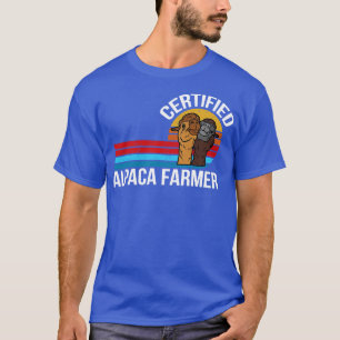 Gecertificeerd Alpaca Boer retro T-shirt
