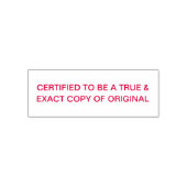 GECERTIFICEERD ALS ECHT EN JUIST AFDRUKSEL VAN HET ZELFINKTENDE STEMPEL (Design)
