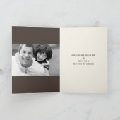 Gecertificeerd Beste Papa Ooit Vaderdag Typografie Kaart (Binnen)