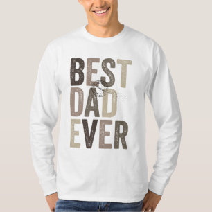 Gecertificeerd Beste Papa Ooit Vaderdag Typografie T-shirt