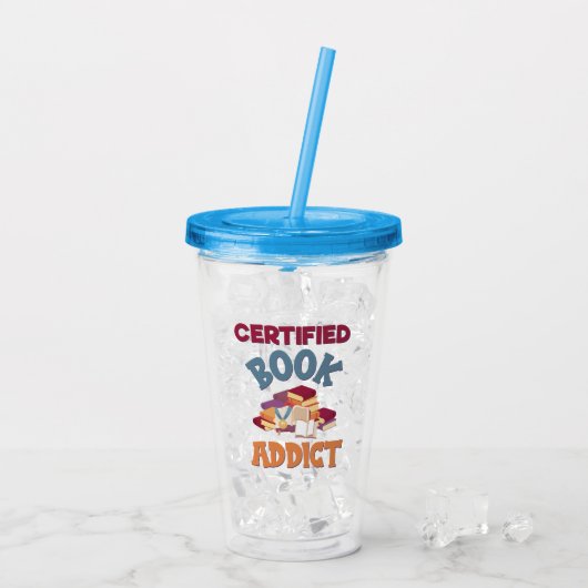 Gecertificeerd boekadvies acryl drinkbeker (Achterkant ijs)