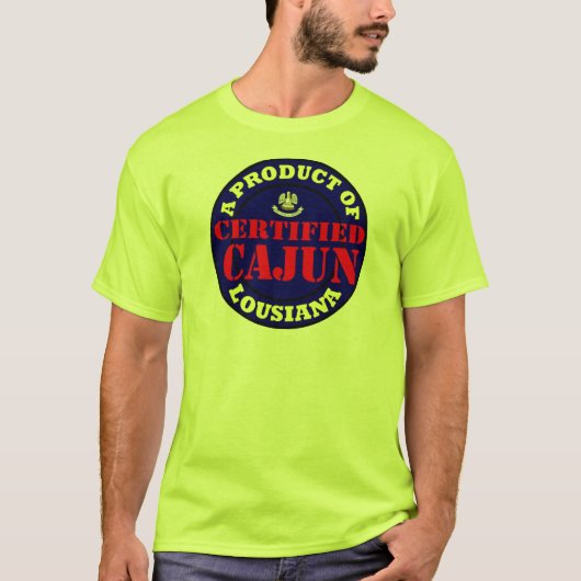 GECERTIFICEERD CAJUN T-SHIRT (Voorkant)
