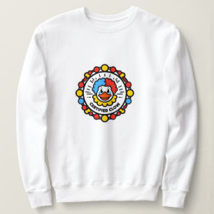 Gecertificeerd Clown Funny Clown Duck Meme Sweatsh Trui