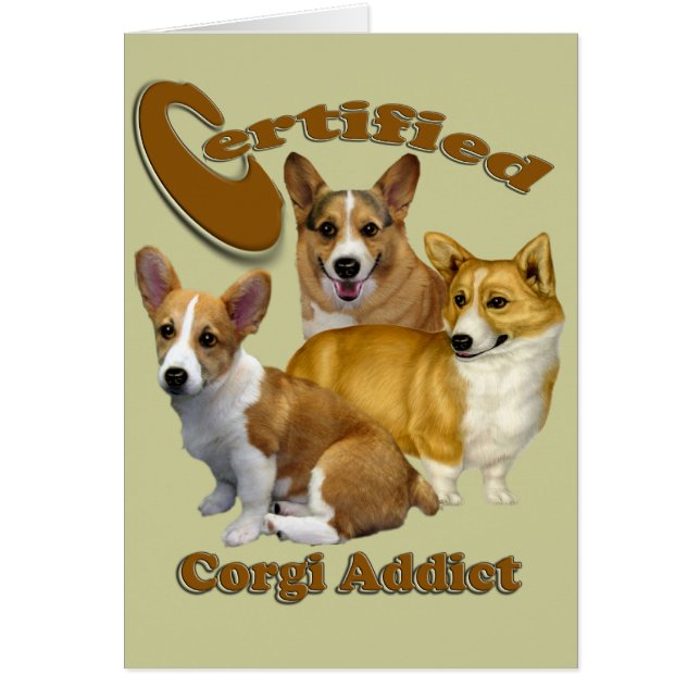 Gecertificeerd Corgi Addict (Voorkant)