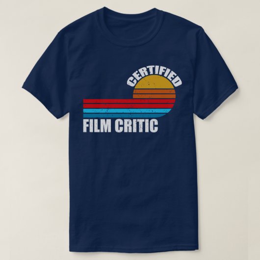 gecertificeerd criticus t-shirt (Design voorkant)