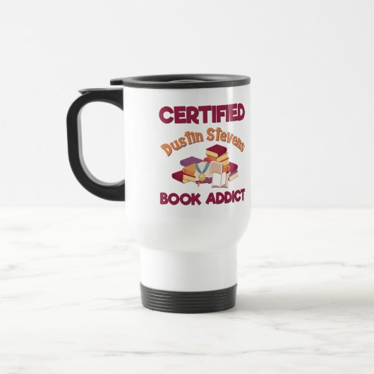 Gecertificeerd Dustin Stevens Book Addict Reisbeker (Links)