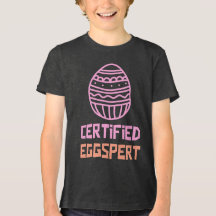 Gecertificeerd Eggspert Kinder Paas Shirt