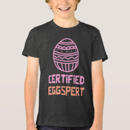 Gecertificeerd Eggspert Kinder Paas Shirt