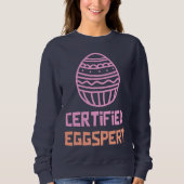 Gecertificeerd Eggspert Paasweatshirt Trui (Voorkant)