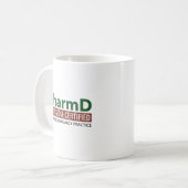 Gecertificeerd en erkend PharmD Koffiemok (Voorkant links)