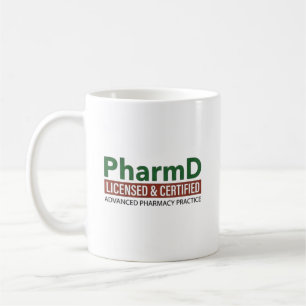 Gecertificeerd en erkend PharmD Koffiemok