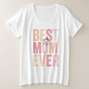 Gecertificeerd en gestremd beste mama ooit Moederd Grote Maat T-shirt