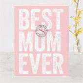 Gecertificeerd en gestremd beste mama ooit Moederd Kaart (Gele Bloem)