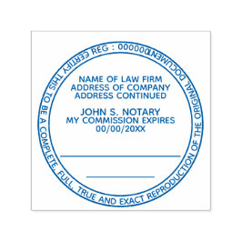 Gecertificeerd exemplaar notaris openbare ronde zw  zelfinktende stempel