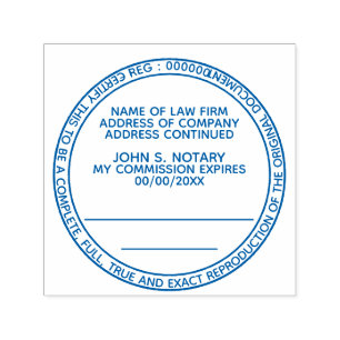Gecertificeerd exemplaar notaris openbare ronde zw  zelfinktende stempel