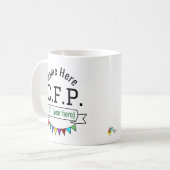 Gecertificeerd financieel planner CFP gepersonalis Koffiemok (Voorkant links)