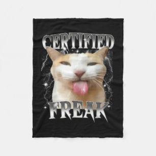 Gecertificeerd Freak Eat Cement Grappig Vervloekt  Fleece Deken