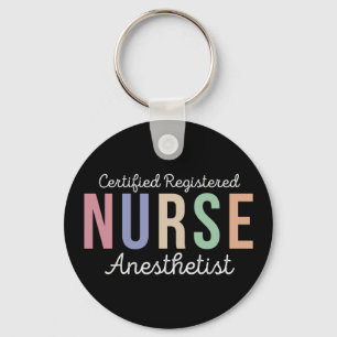 Gecertificeerd geregistreerd neurosesthetist CRNA Sleutelhanger