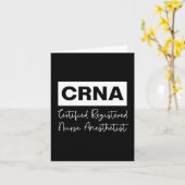 Gecertificeerd geregistreerd zenuwanaloog CRNA Kaart (Gele Bloem)