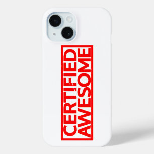 Gecertificeerd Geweldige stempel iPhone 15 Case
