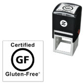 Gecertificeerd Gluten-vrij symbool Zelfinktende Stempel (In situ)