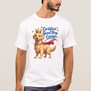 Gecertificeerd Good Boy - Hondenliefhebber Cartoon T-shirt