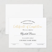 Gecertificeerd Gouden Calligrafische Voltooiing Be (Voorkant / Achterkant)