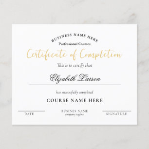 Gecertificeerd Gouden Calligrafische Voltooiing Be