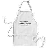 Gecertificeerd Grill Expert Maatwerk BBQ Chef Gril Standaard Schort (Voorkant)