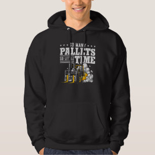 Gecertificeerd heftruckbestuurder vintage zoveel hoodie