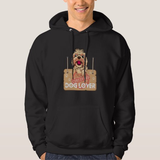 Gecertificeerd Hondenliefhebber Hoodie (Voorkant)