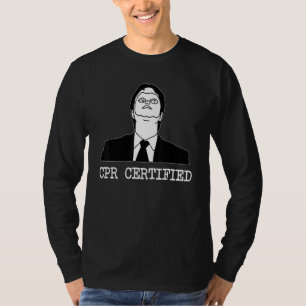 Gecertificeerd in reanimatie t-shirt