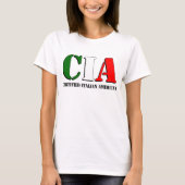 Gecertificeerd Italiaans-Amerikaans T-shirt (Voorkant)