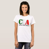 Gecertificeerd Italiaans-Amerikaans T-shirt (Voorkant volledig)