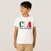 Gecertificeerd Italiaans Amerikaans T-shirt (Voorkant volledig)