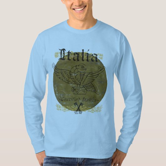 Gecertificeerd Italiaans  hoes Mannen Shirt (Voorkant)