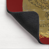 Gecertificeerd Italiaans Rood Italië Mousepad Muismat (Hoek)